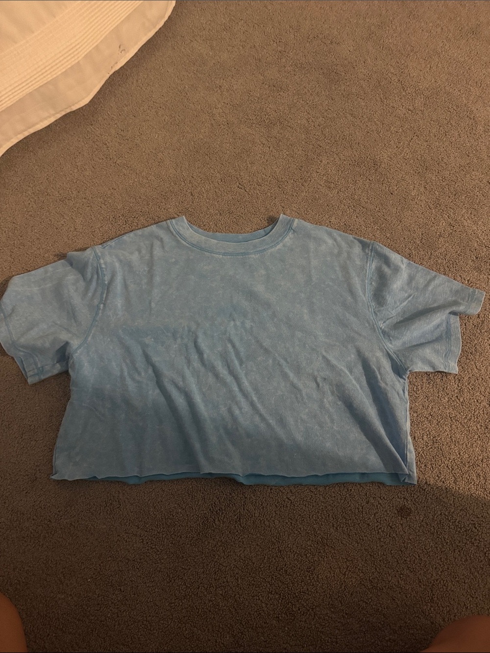 Light Blue Crop T-Shirt - aerie
